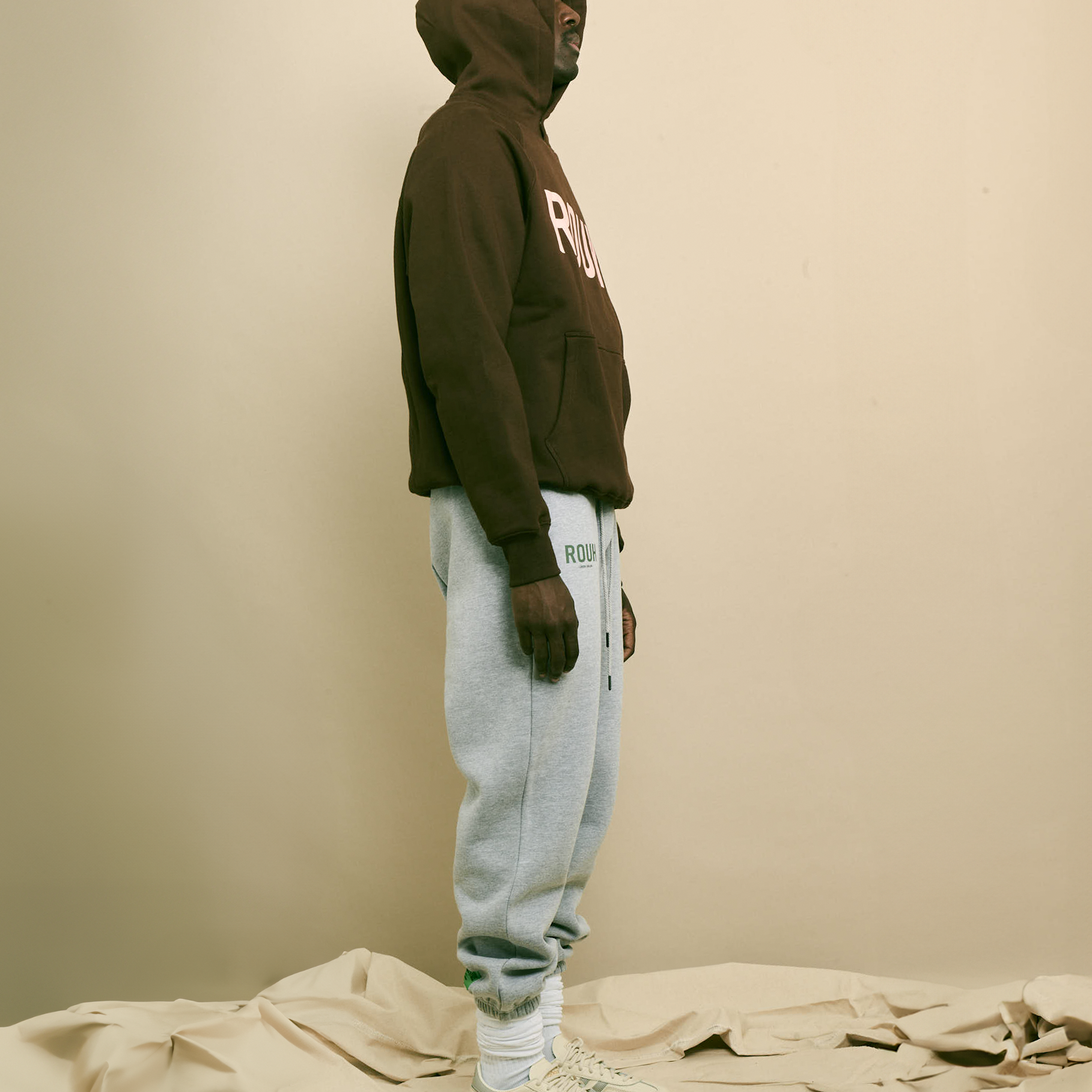 Brown and Pink Hoodie