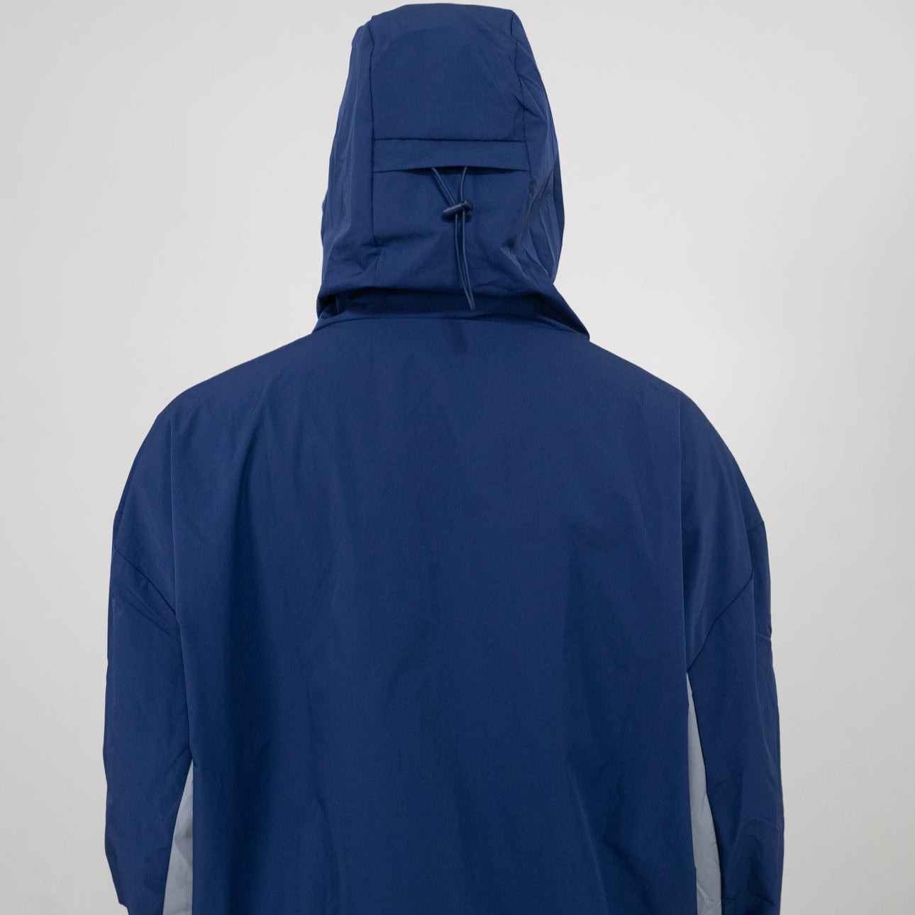 ROUH - NYLON PANELLED TRACK JACKET - NAVY GREY