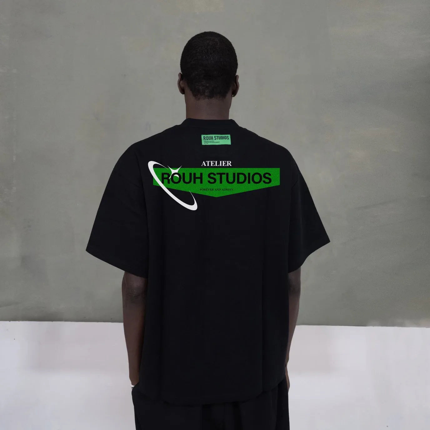 Black and Green Logo T-shirt